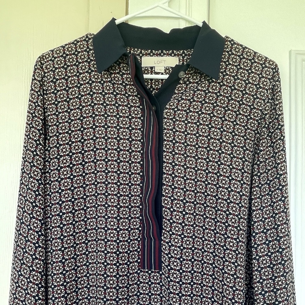 Loft Long-Sleeve Blouse - S
